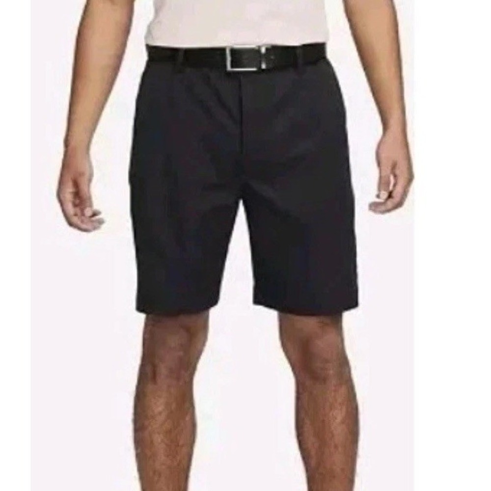 Nike Golf Dri-FIT Mens Black Flat Front Performance Shorts Size 36‎